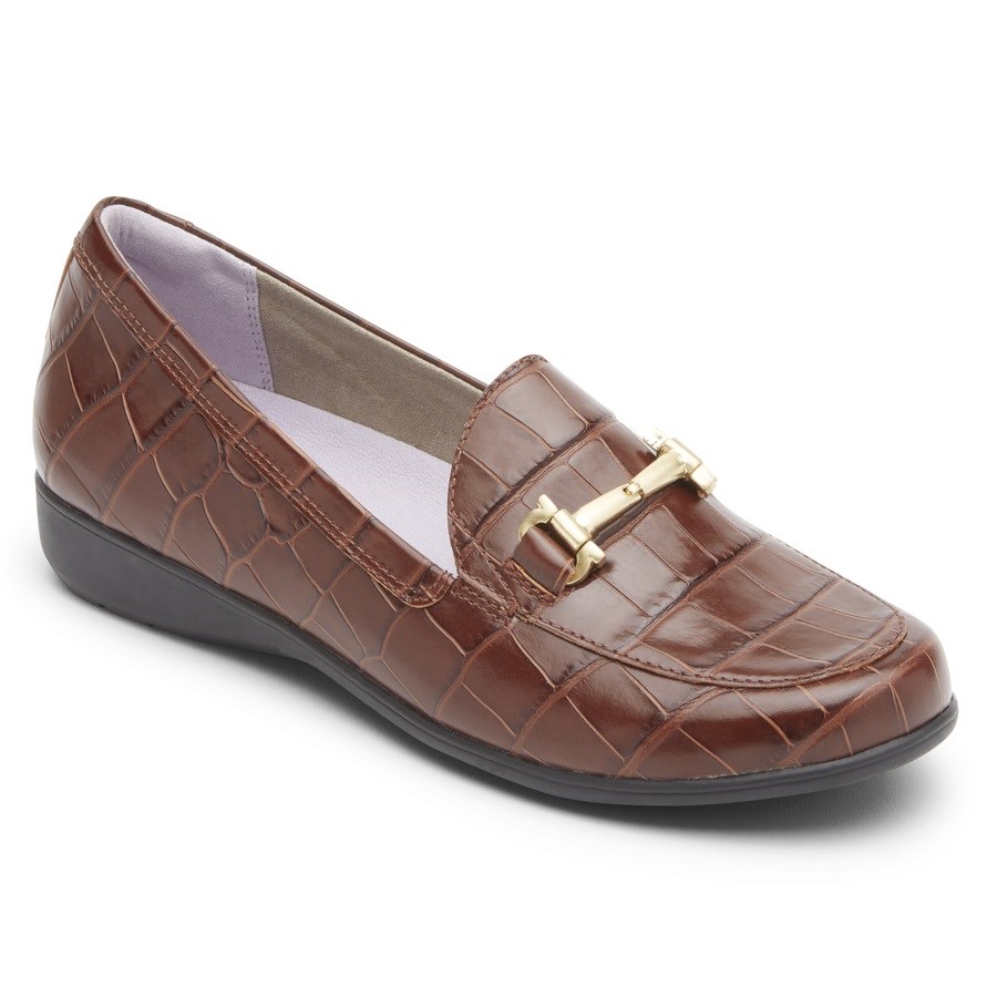 Rockport Abbey Bit Loafers Dames Donkerbruin | NL728961I