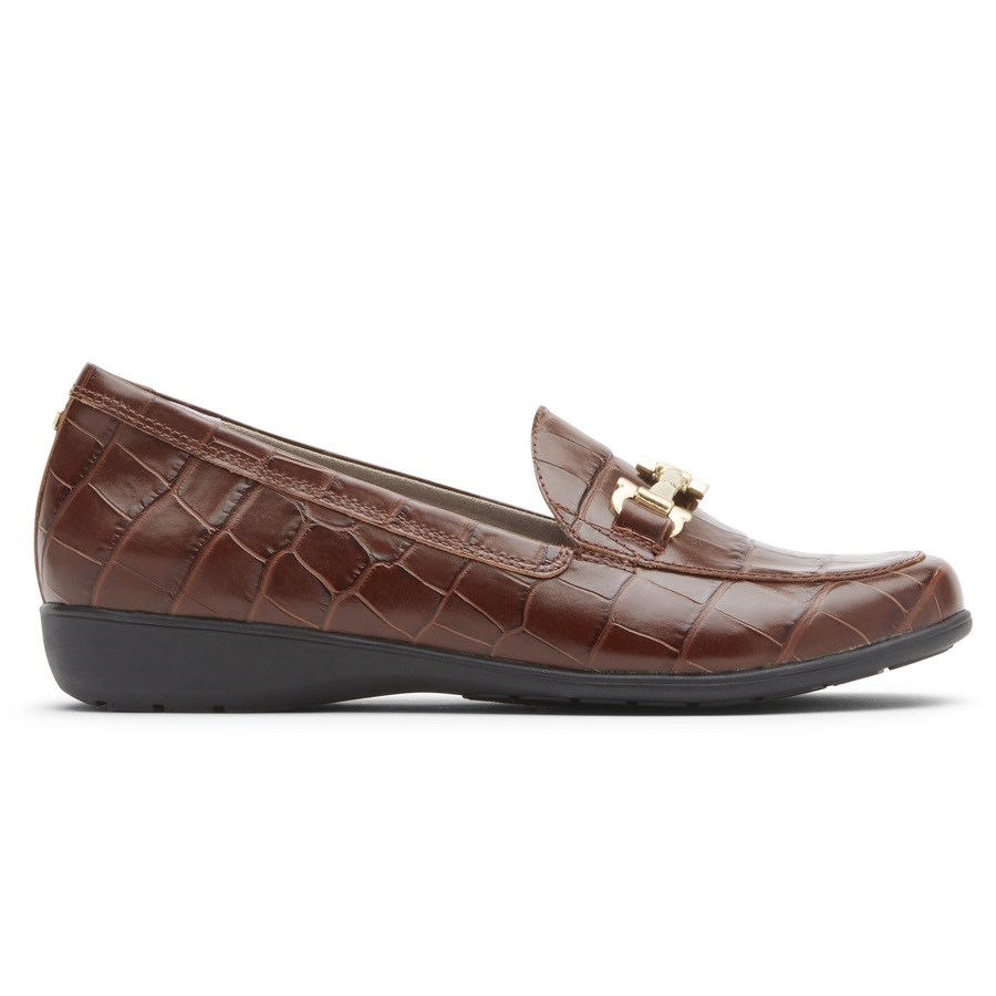 Rockport Abbey Bit Loafers Dames Donkerbruin | NL728961I