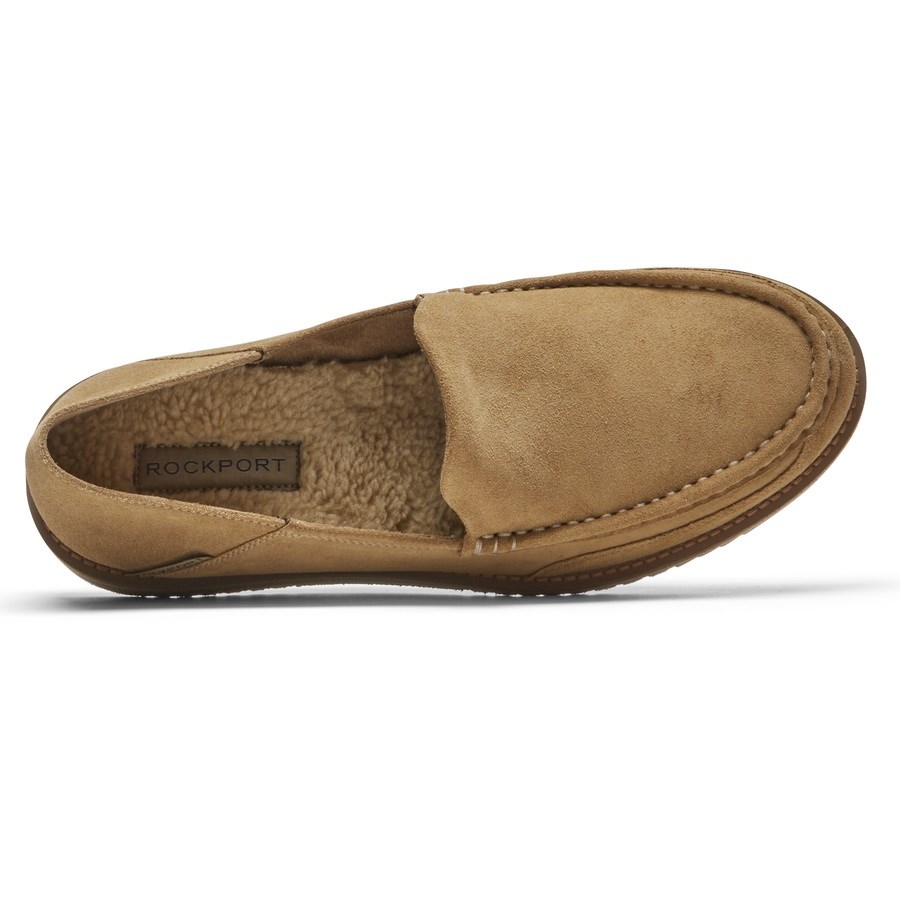 Rockport Axelrod Crushback Slip-On Loafers Heren Lichtbruin | NL1M90286