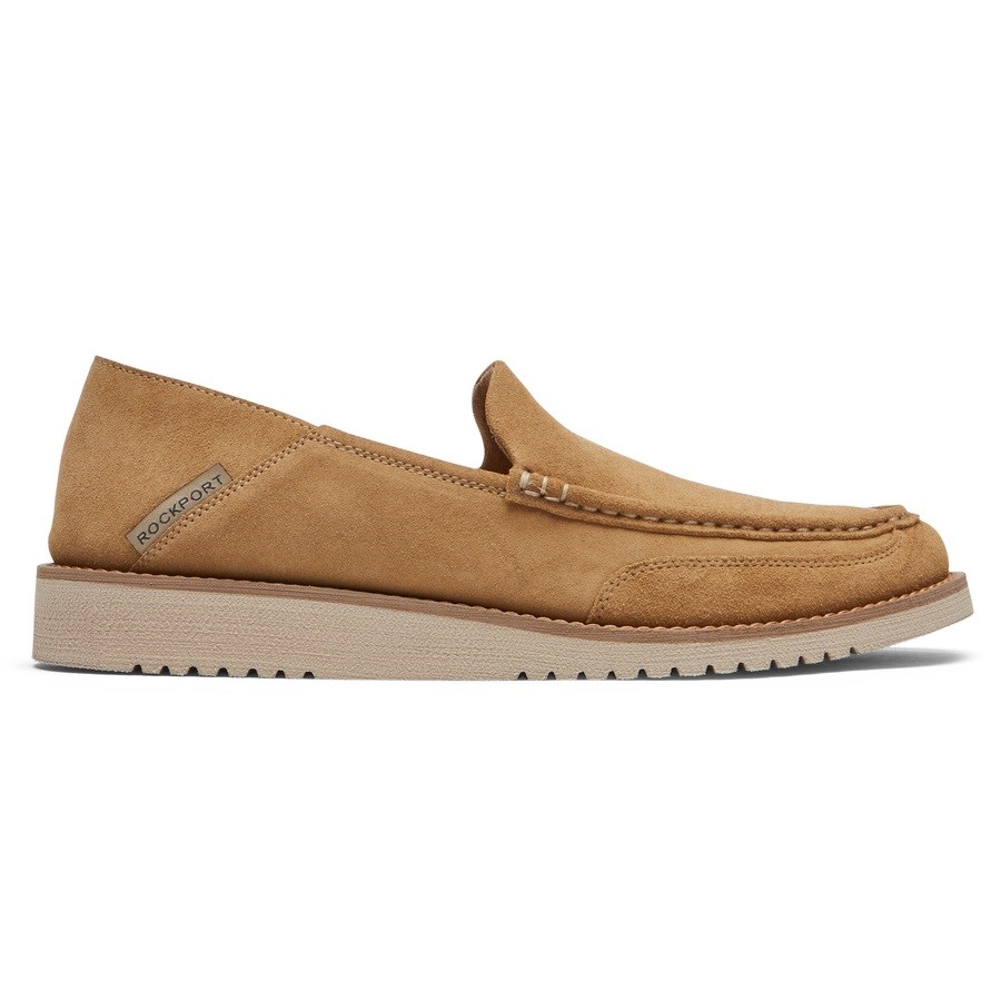 Rockport Axelrod Crushback Slip-On Loafers Heren Lichtbruin | NL1M90286