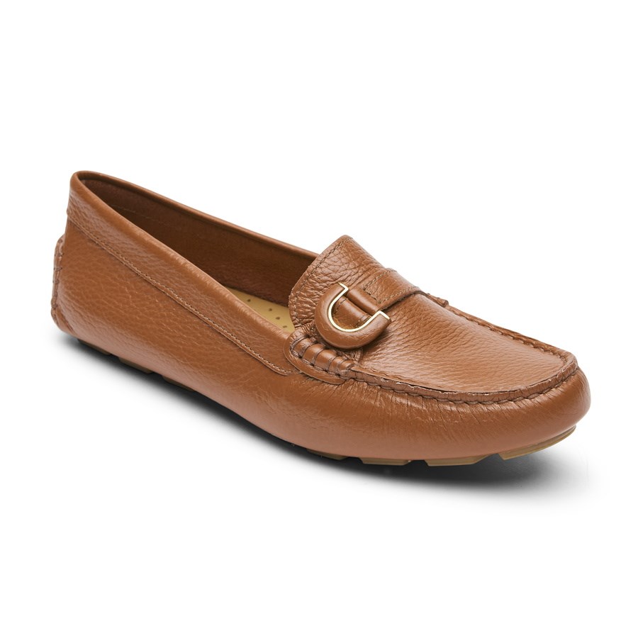 Rockport Bayview Ring Loafers Dames Bruin | NL5OM0I69