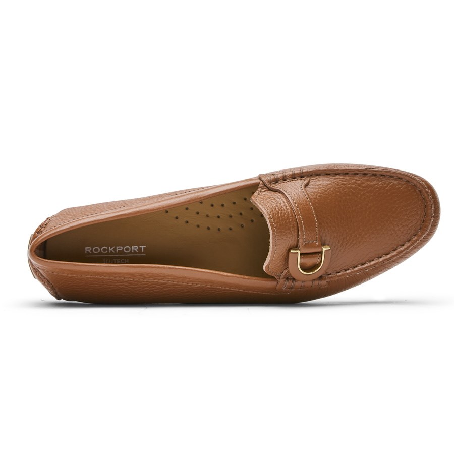 Rockport Bayview Ring Loafers Dames Bruin | NL5OM0I69