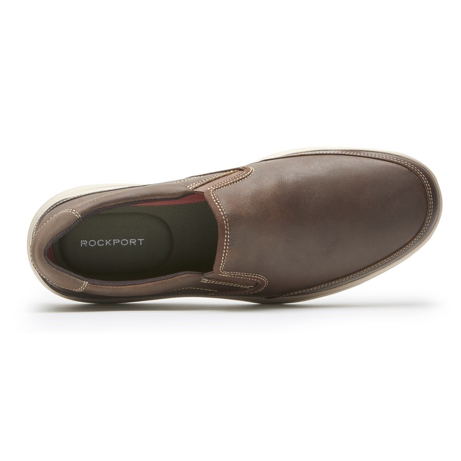 Rockport Beckwith Slip On Sneakers Heren Chocola | NL0I918M2