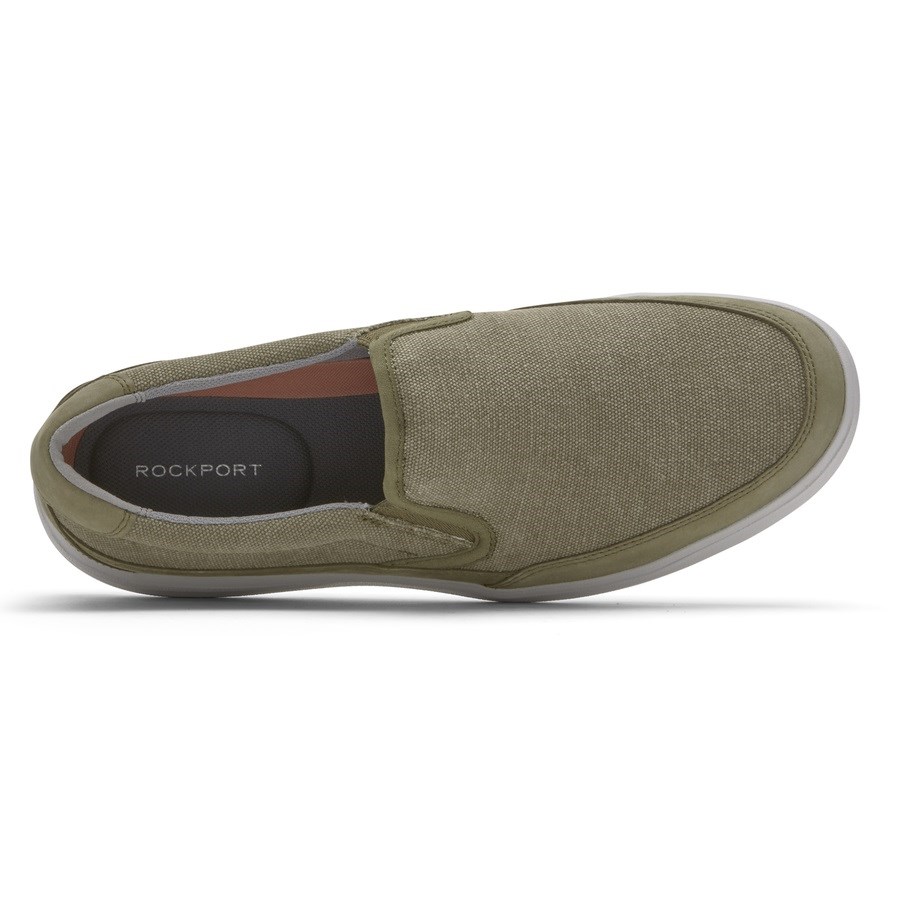 Rockport Beckwith Slip On Sneakers Heren Olijfgroen | NL60M25IO