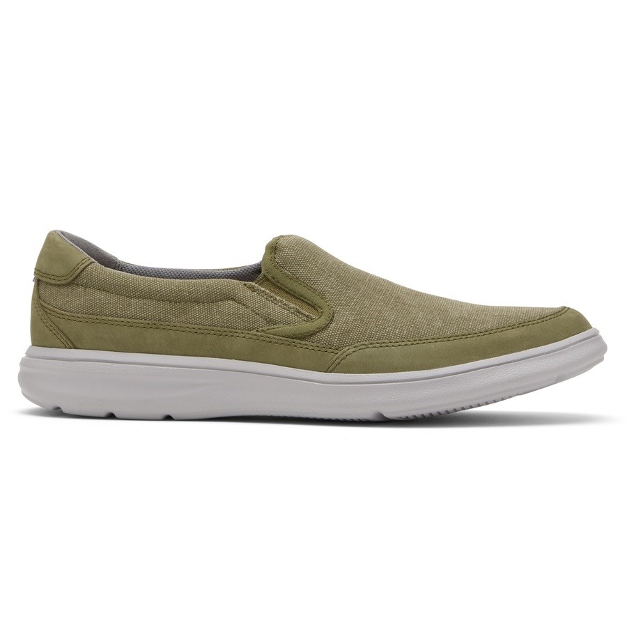 Rockport Beckwith Slip On Sneakers Heren Olijfgroen | NL60M25IO