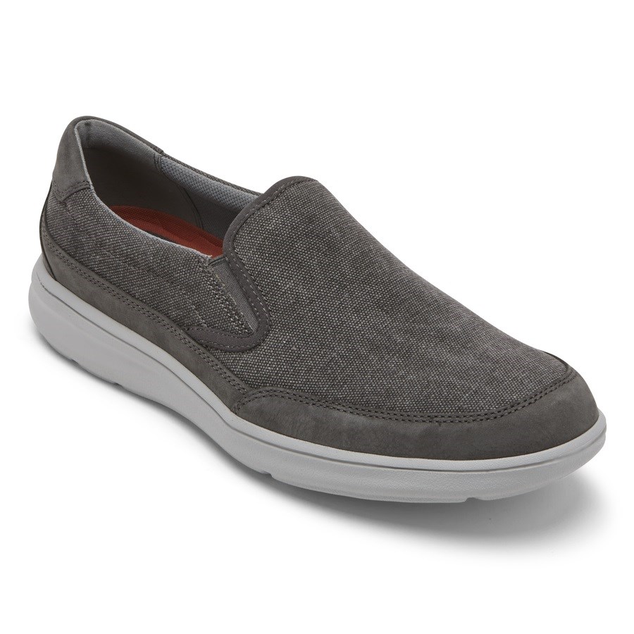 Rockport Beckwith Slip On Sneakers Heren Donkergrijs | NL6219M0I