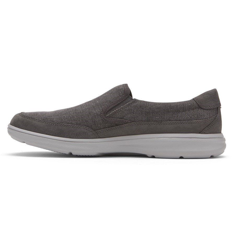 Rockport Beckwith Slip On Sneakers Heren Donkergrijs | NL6219M0I