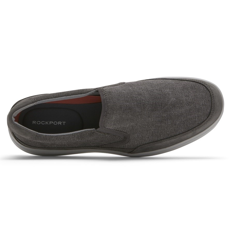 Rockport Beckwith Slip On Sneakers Heren Donkergrijs | NL6219M0I