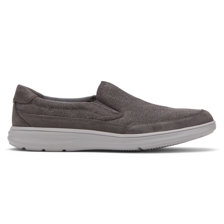 Rockport Beckwith Slip On Sneakers Heren Donkergrijs | NL6219M0I