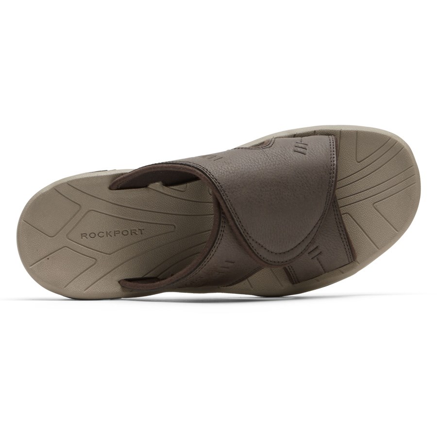 Rockport Byron Badslippers Heren Donkerbruin | NL598OM21