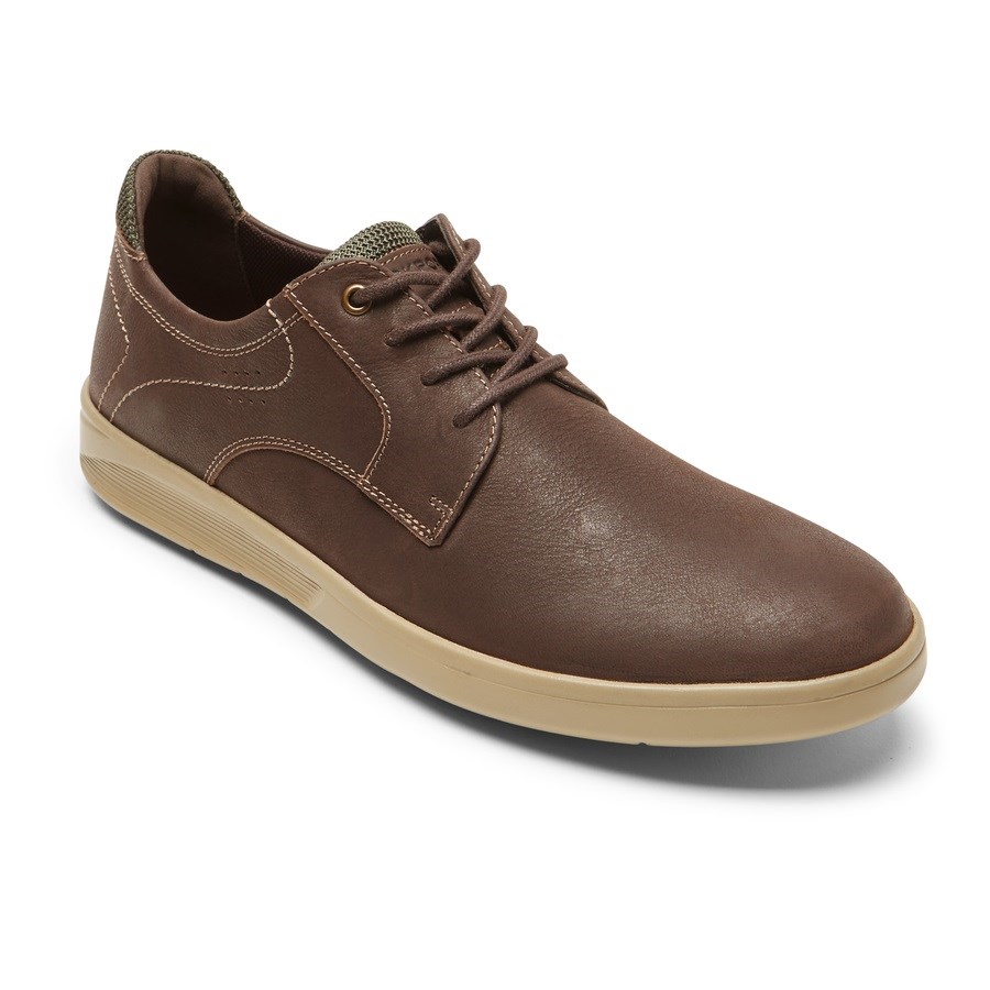 Rockport Caldwell Plain Neus Oxford Schoenen Heren Chocola | NL6I108O9