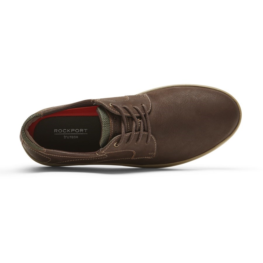 Rockport Caldwell Plain Neus Oxford Schoenen Heren Chocola | NL6I108O9