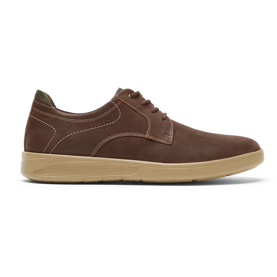 Rockport Caldwell Plain Neus Oxford Schoenen Heren Chocola | NL6I108O9