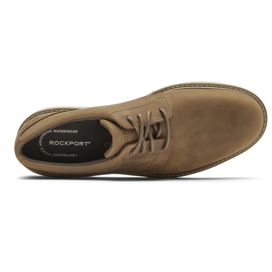 Rockport Charlee Waterdichte Plain Neus Oxford Schoenen Heren Bruin | NL4I26951