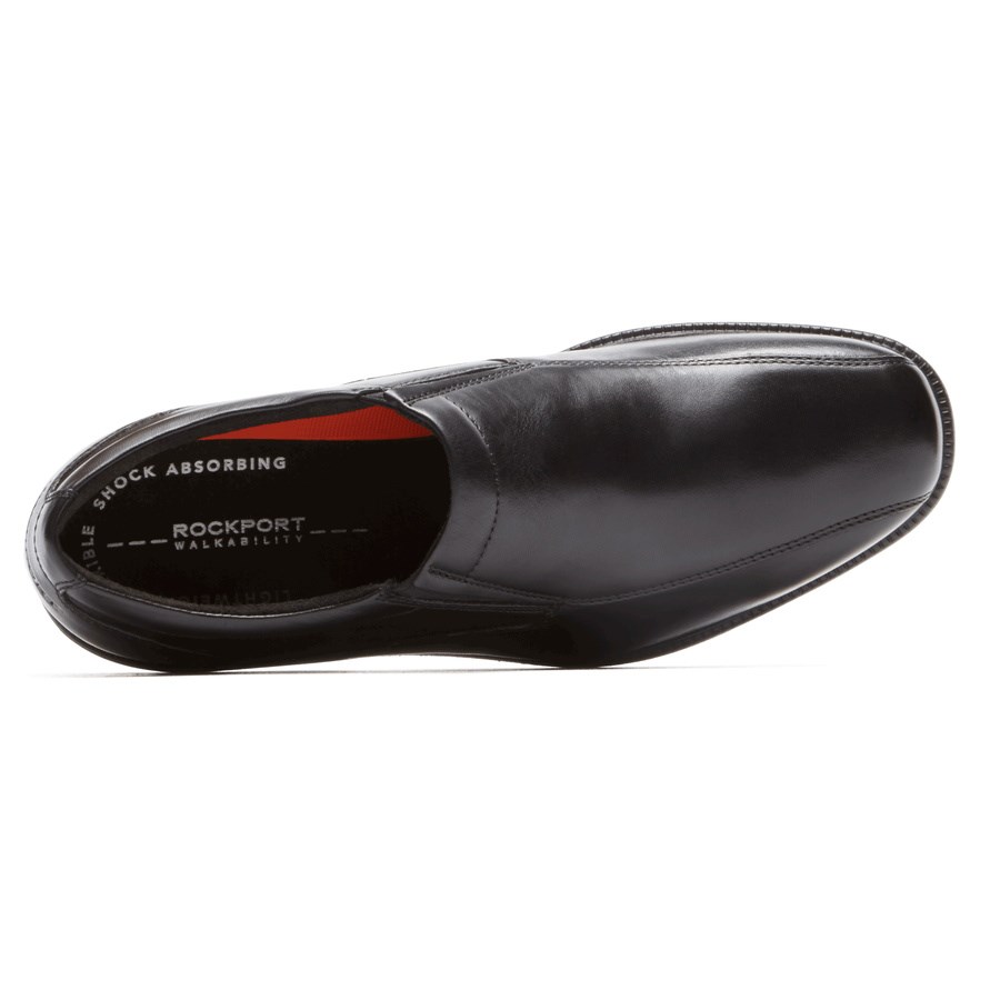 Rockport Charles Weg Slip-On Loafers Heren Zwart | NL7280I96