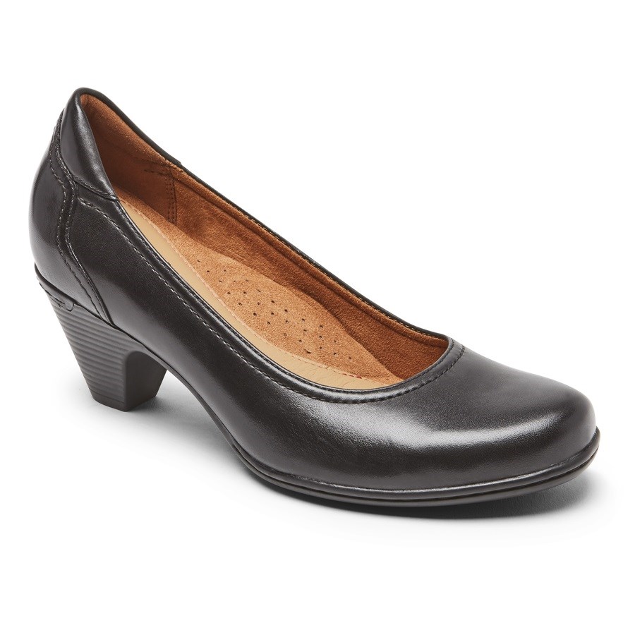 Rockport Cobb Hill Adaline Hakken Dames Zwart | NL986OIM5