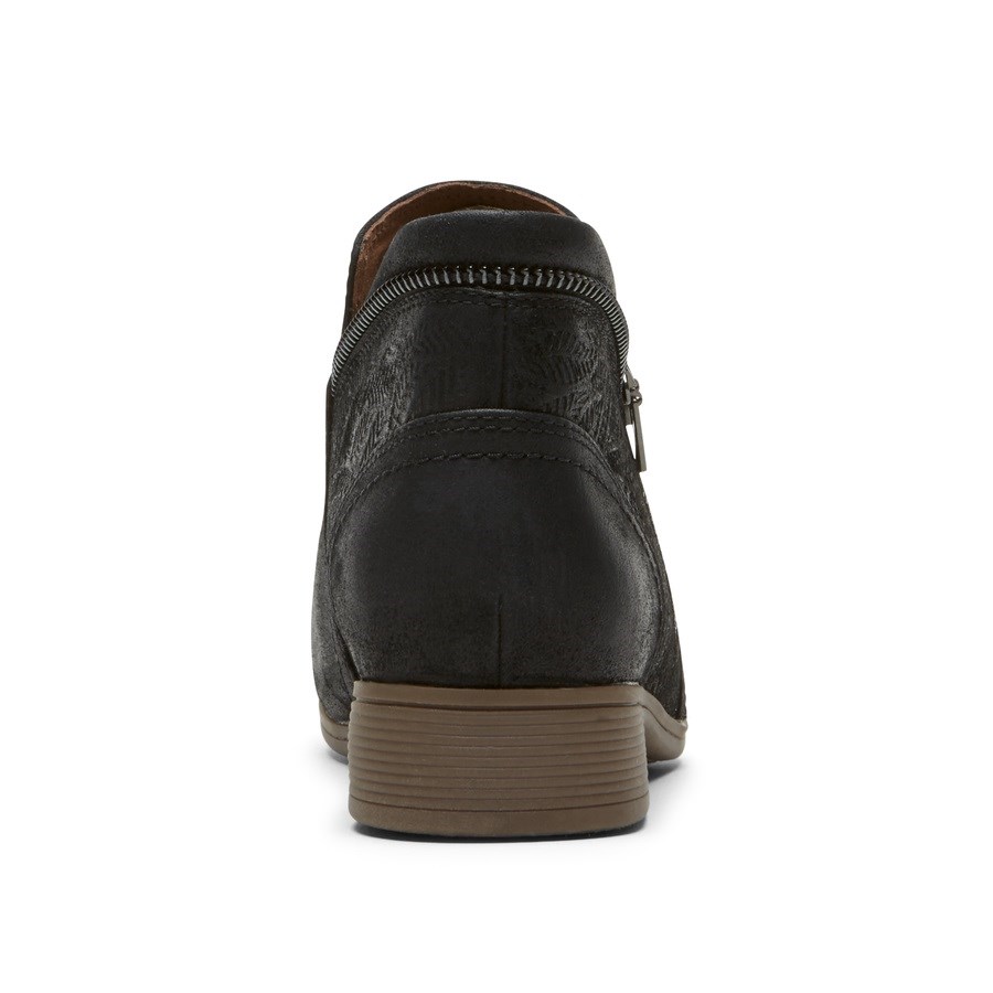 Rockport Cobb Hill Crosbie Laarzen Dames Zwart | NL0M856IO