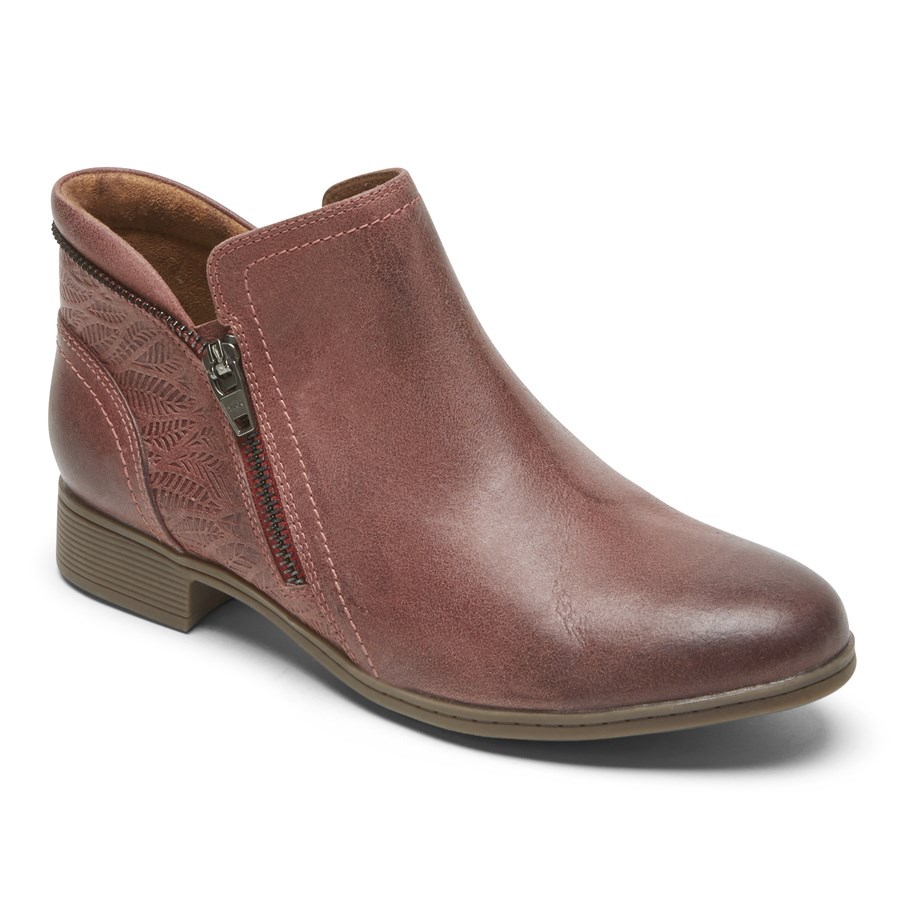 Rockport Cobb Hill Crosbie Laarzen Dames Rood | NL6IO01M9