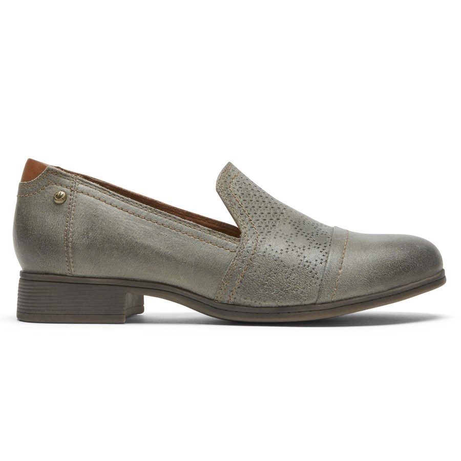 Rockport Cobb Hill Crosbie Slip-On Loafers Dames Grijs | NL2508IO6