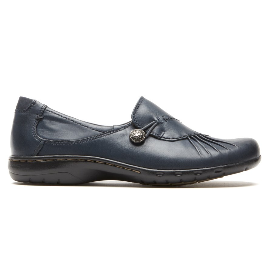 Rockport Cobb Hill Paulette Slip-On Loafers Dames Donkerblauw | NL52O6I90