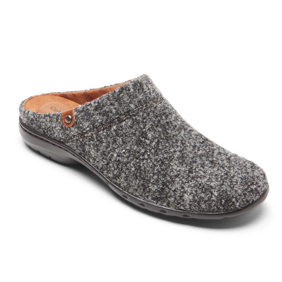 Rockport Cobb Hill Penfield Clog Badslippers Dames Grijs | NL2916IO0