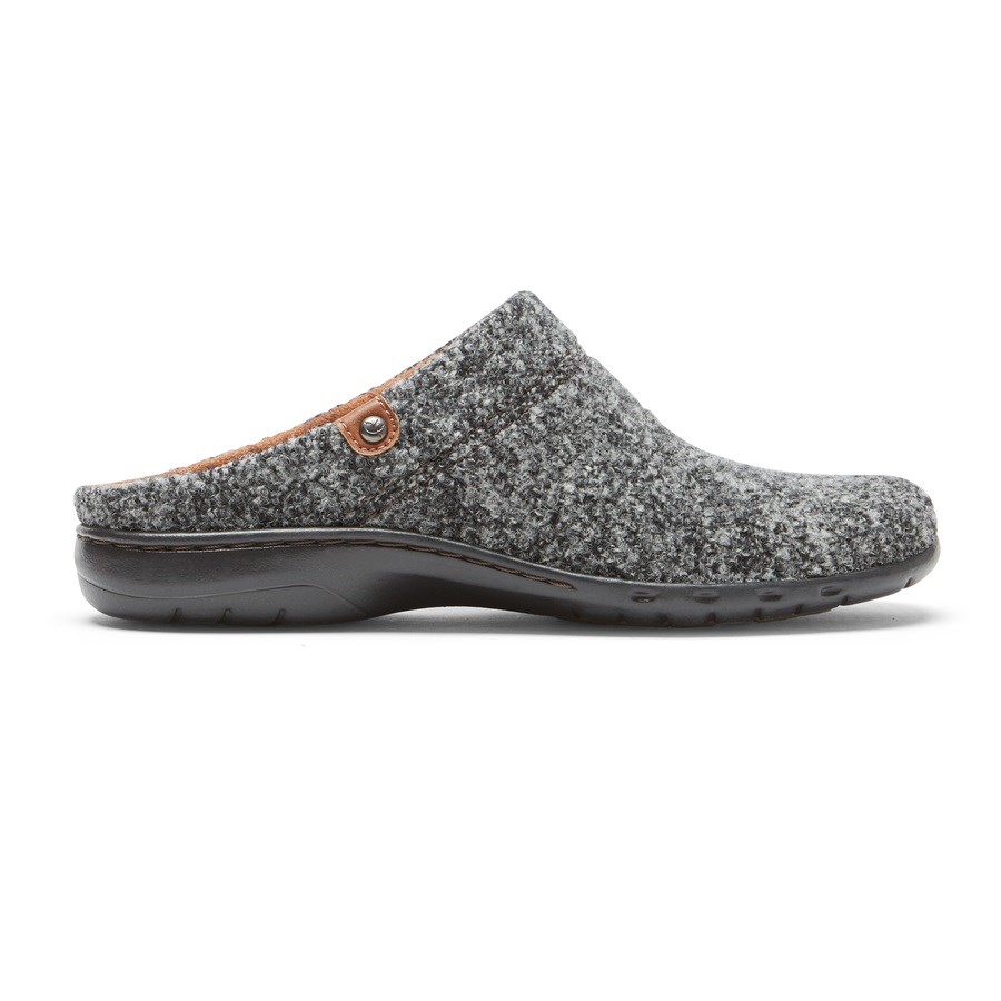 Rockport Cobb Hill Penfield Clog Badslippers Dames Grijs | NL2916IO0