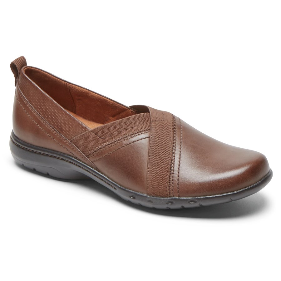 Rockport Cobb Hill Penfield Loafers Dames Donkerbruin | NL126058I