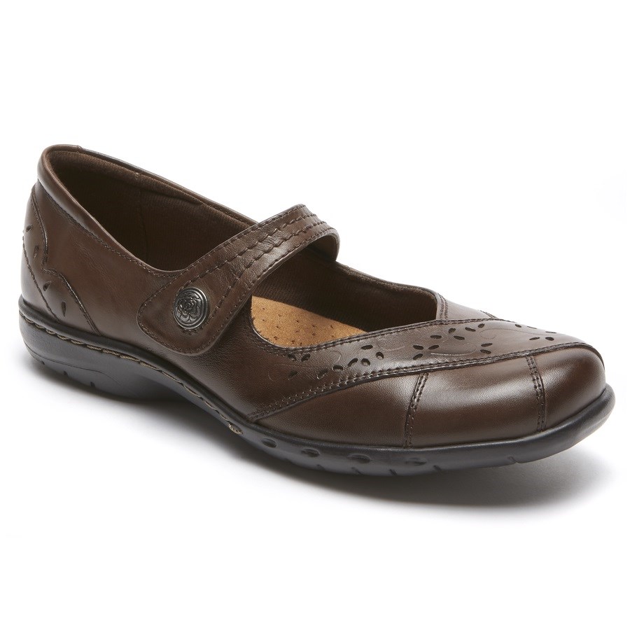 Rockport Cobb Hill Petra Mary Jane Schoenen Dames Chocola | NL810OIM9