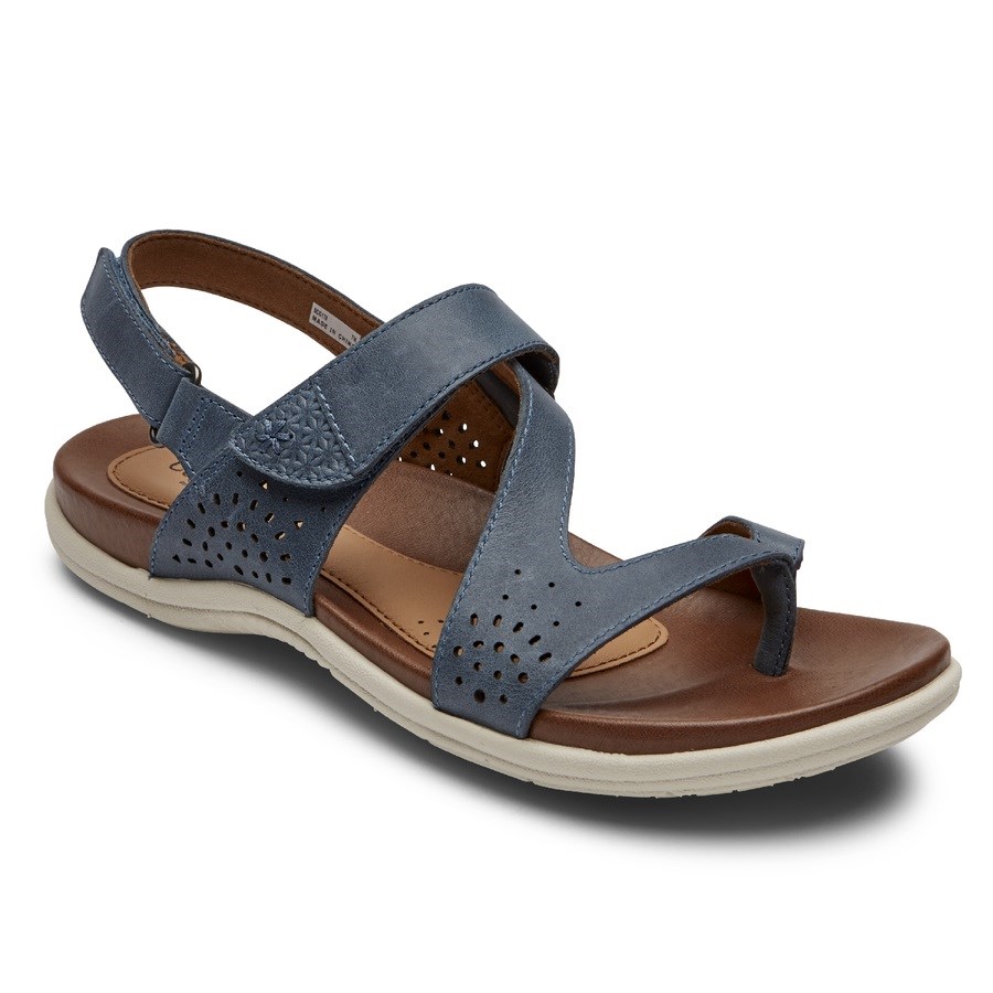 Rockport Cobb Hill Rubey String Sandalen Dames Donkerblauw | NL0MOI895