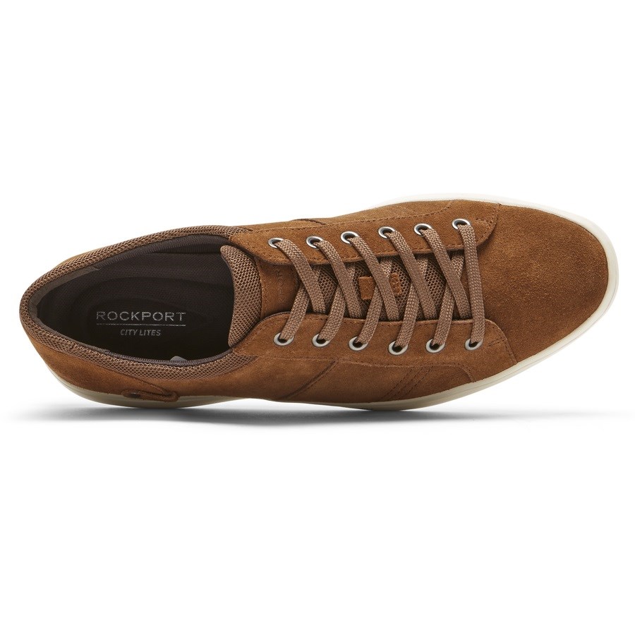 Rockport Colle Tie Sneakers Heren Bruin | NL2M0IO19