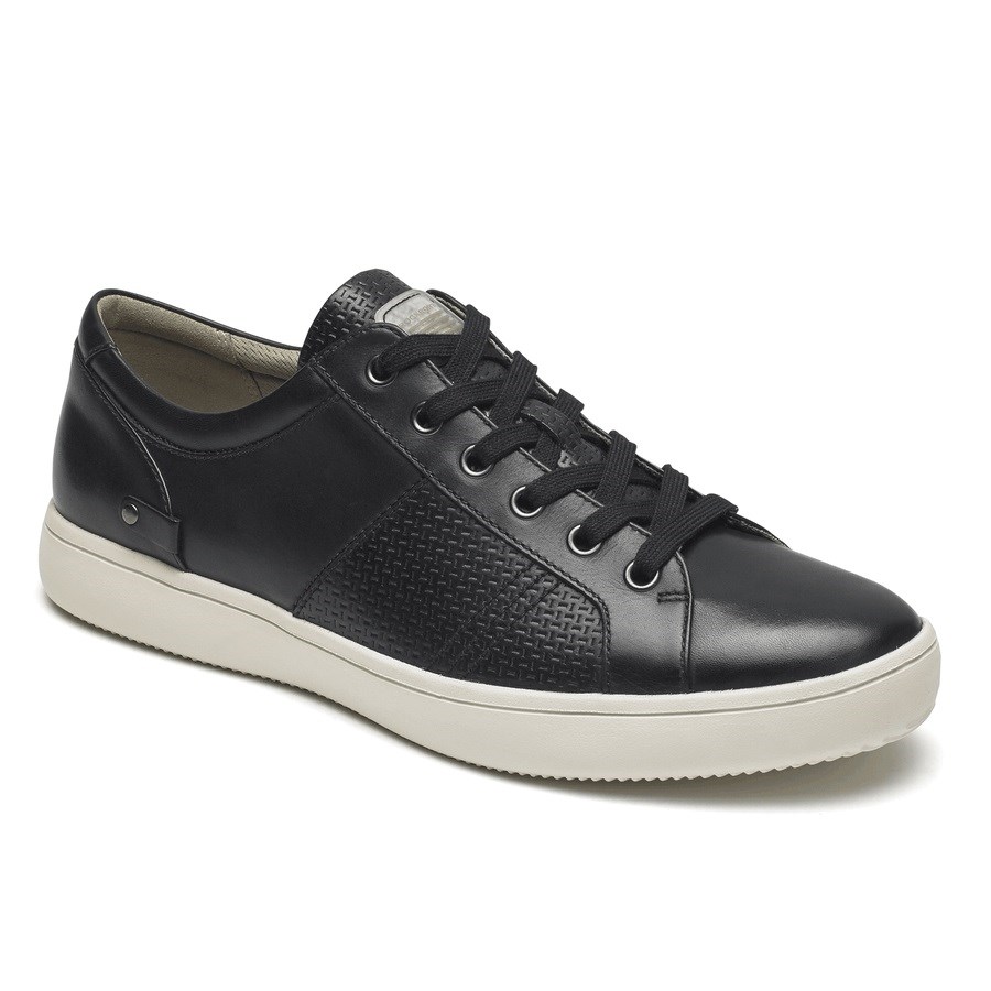 Rockport Colle Tie Sneakers Heren Zwart | NL71IM095