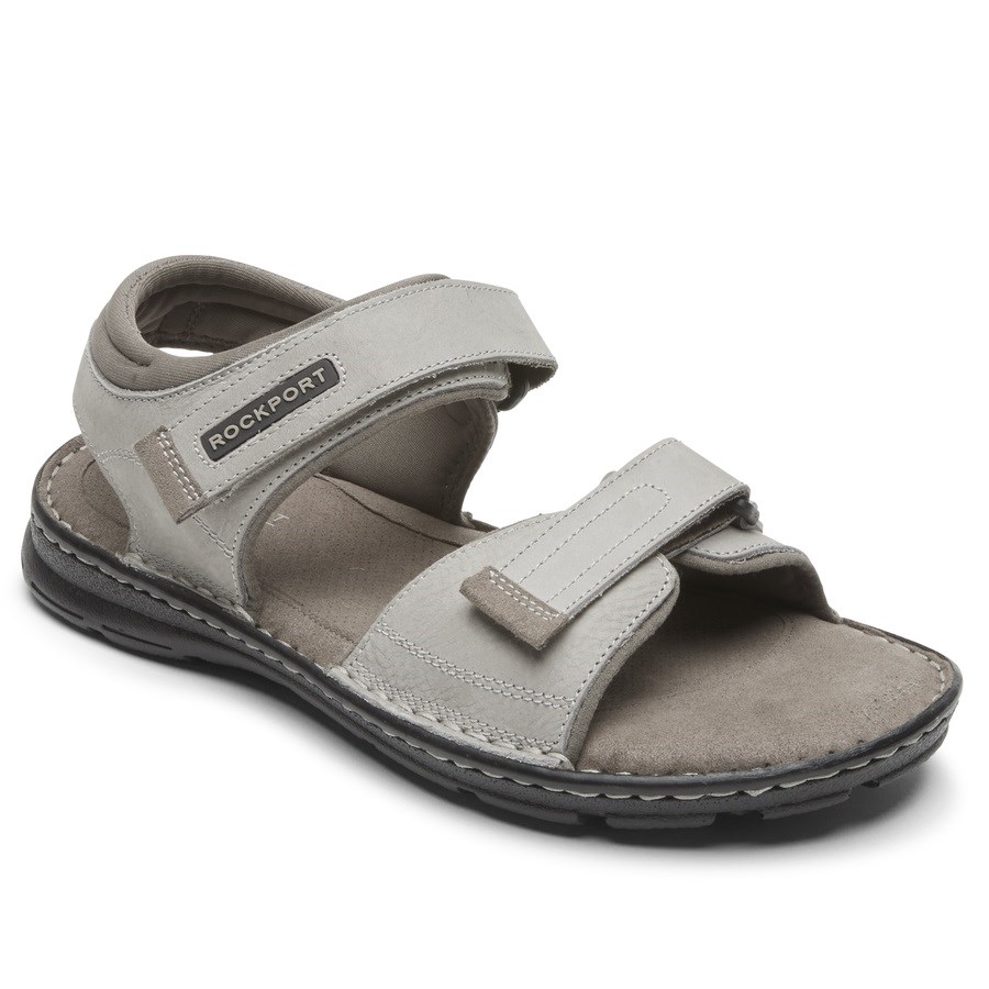 Rockport Darwyn Quarter-Riemen Sandalen Heren Lichtgrijs | NL4I65280