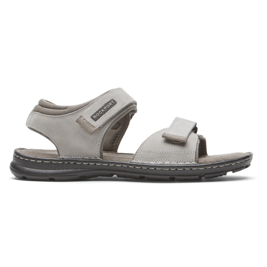 Rockport Darwyn Quarter-Riemen Sandalen Heren Lichtgrijs | NL4I65280