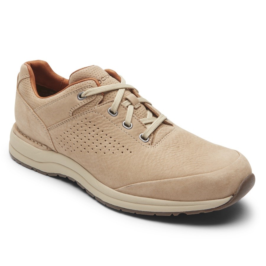 Rockport Edge Hill 2 Plain Neus Sneakers Heren Lichtbruin | NL28106OI