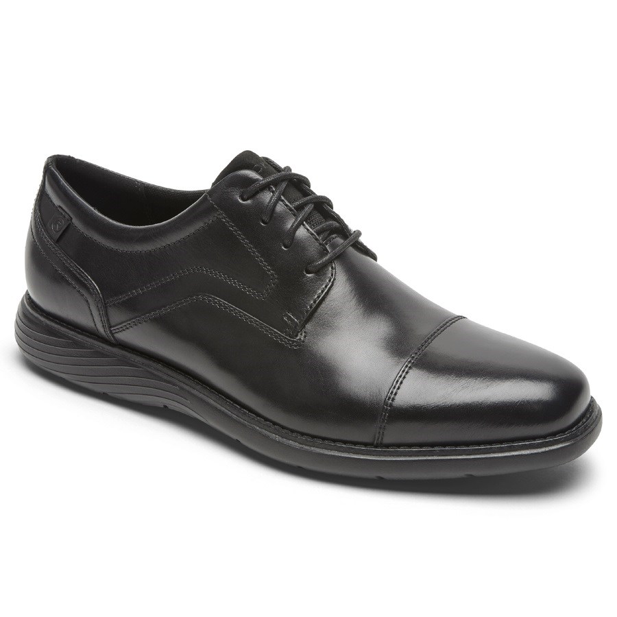 Rockport Garett Cap Neus Oxford Schoenen Heren Zwart | NL9I18M56