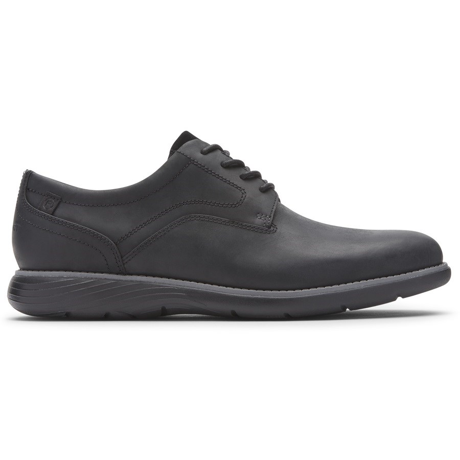 Rockport Garett Plain Neus Oxford Schoenen Heren Zwart | NL196O02I