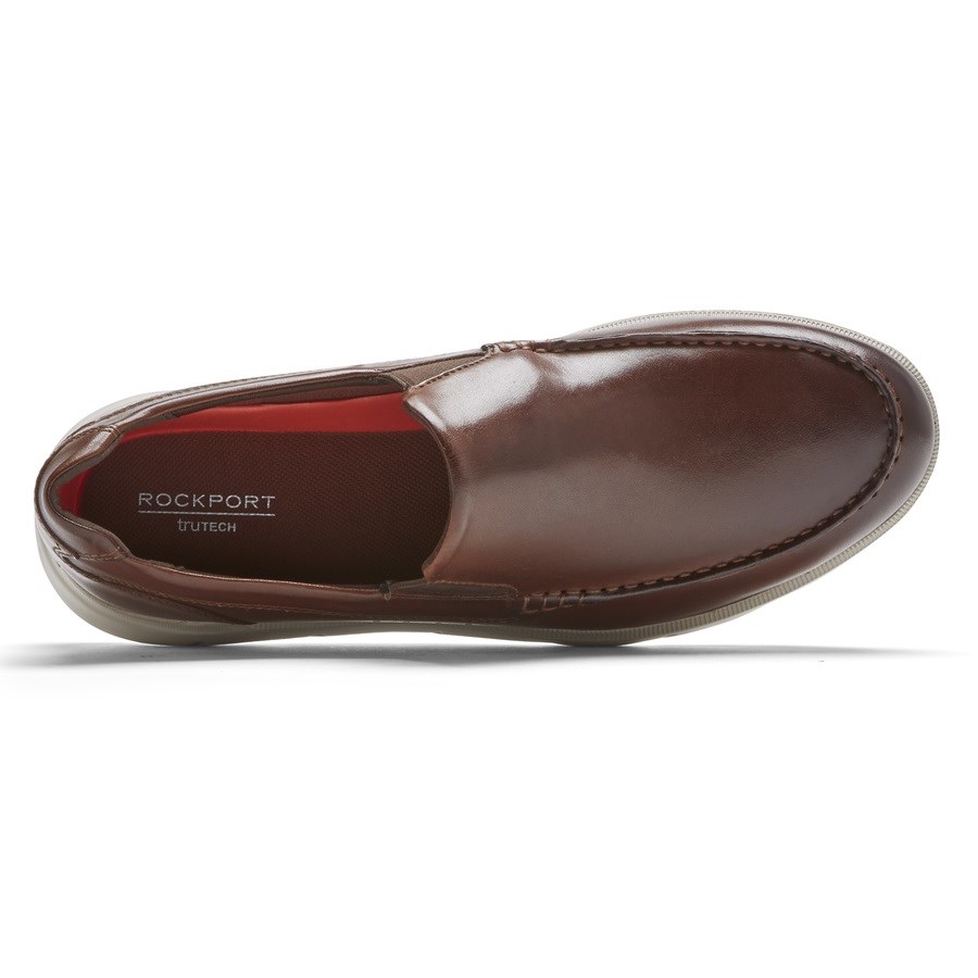 Rockport Garett Venetian Loafers Heren Donkerbruin | NL4651890