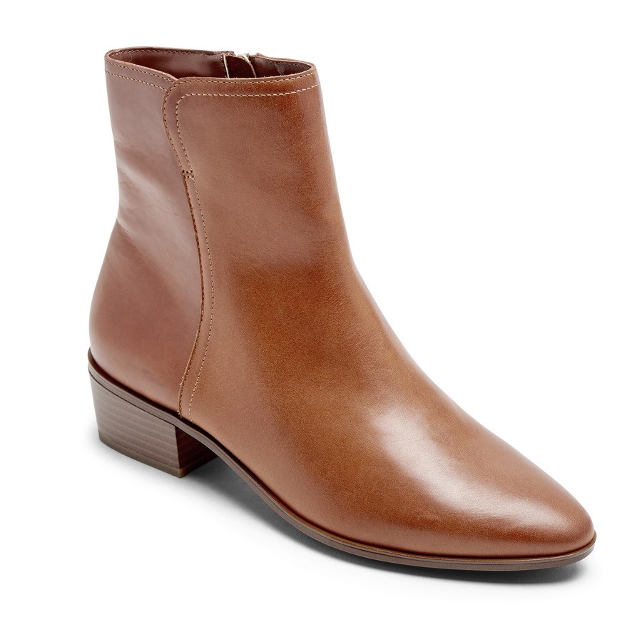 Rockport Geovana Mid Laarzen Dames Bruin | NL35O0618