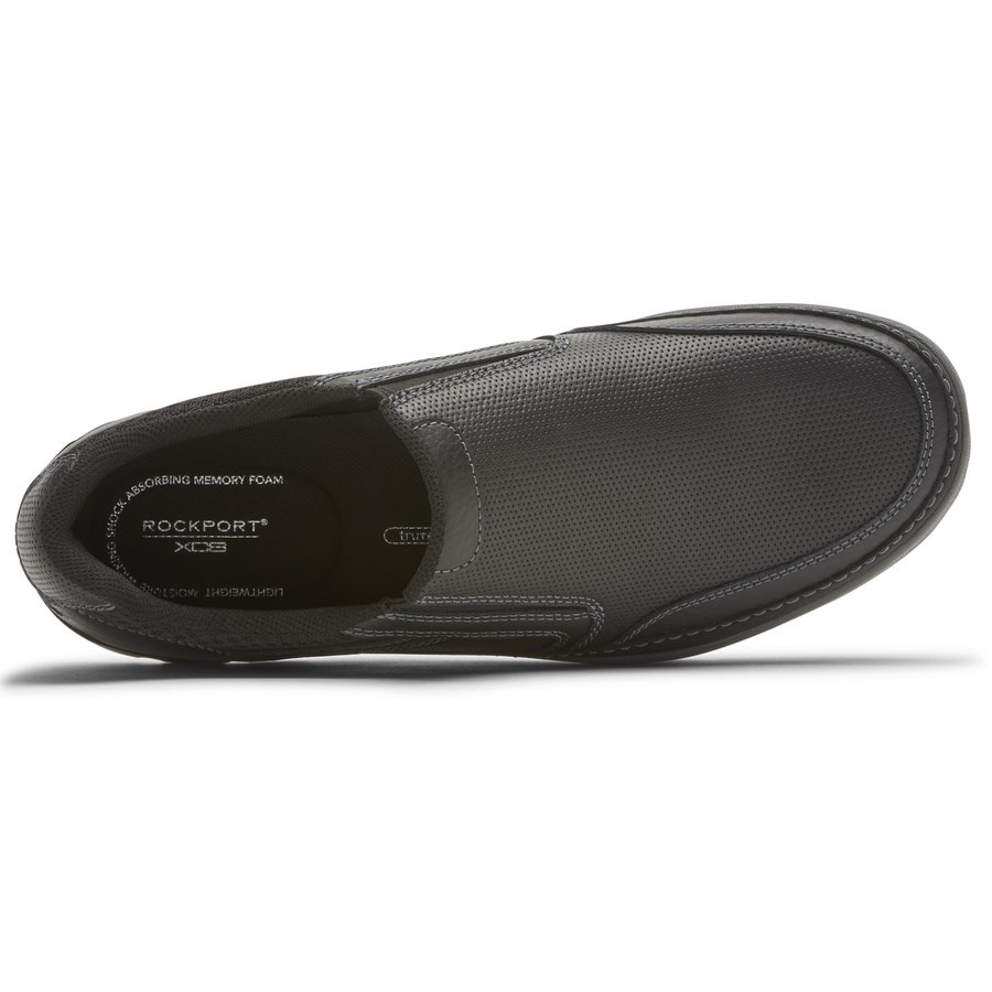 Rockport Get Your Kicks Mudguard Slip On Sneakers Heren Zwart | NL0968I51