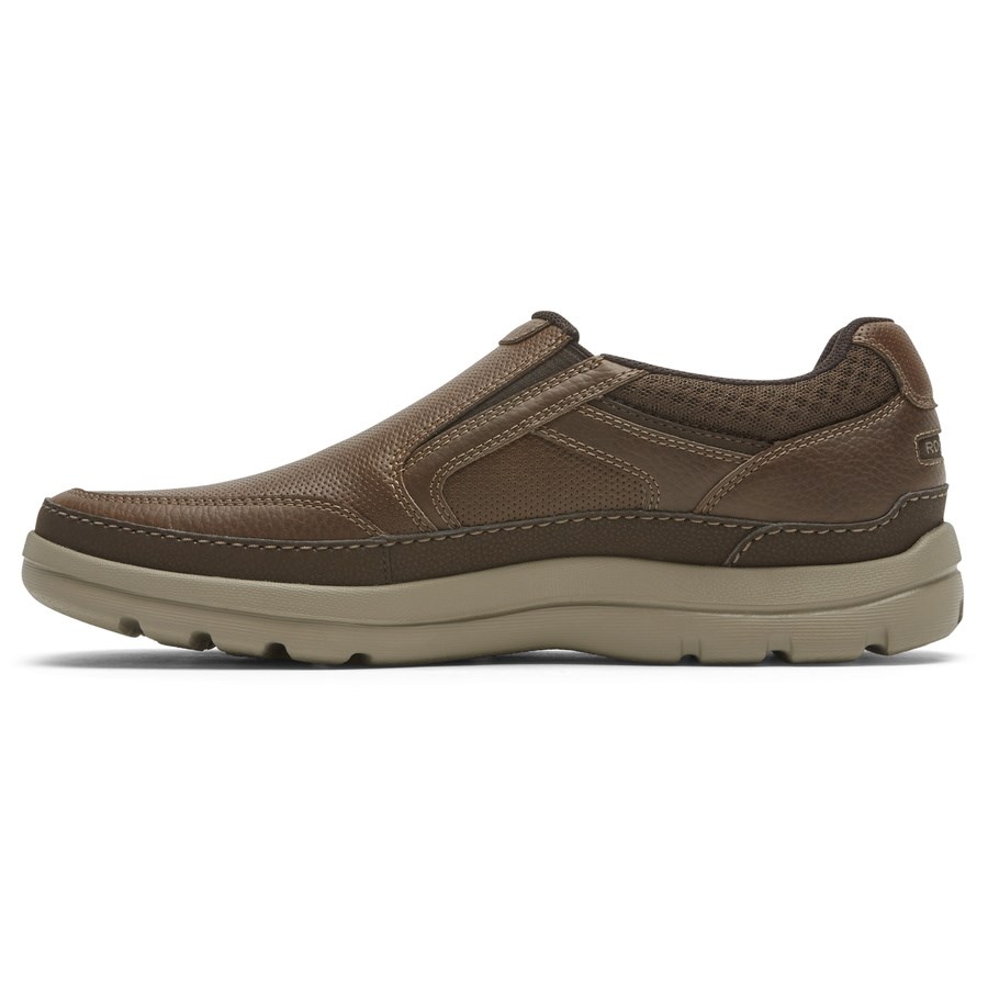 Rockport Get Your Kicks Mudguard Slip On Sneakers Heren Chocola | NL80MOI65