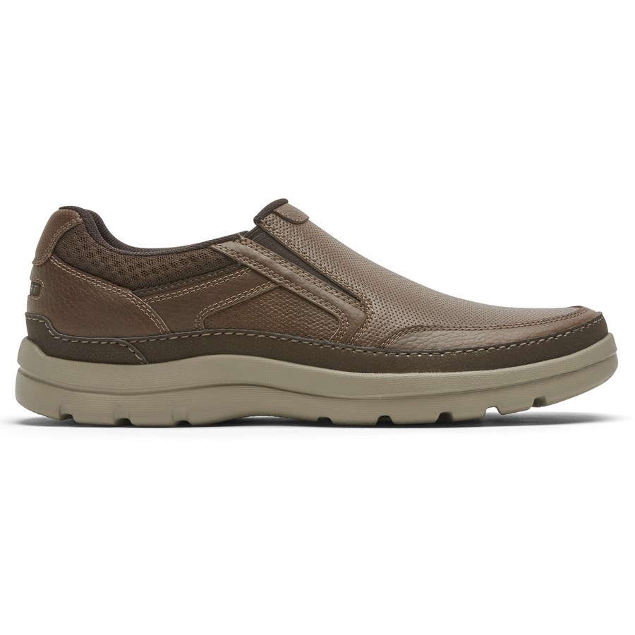 Rockport Get Your Kicks Mudguard Slip On Sneakers Heren Chocola | NL80MOI65