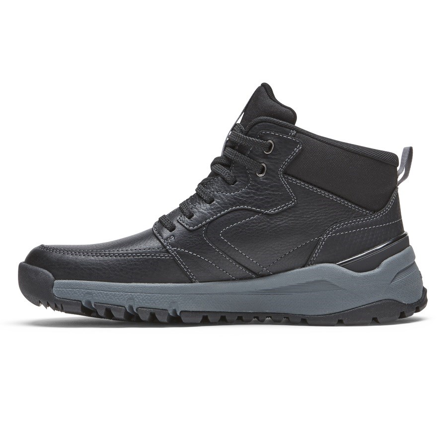 Rockport Glastonbury Mid Waterdichte Laarzen Heren Zwart | NL6O8I51M