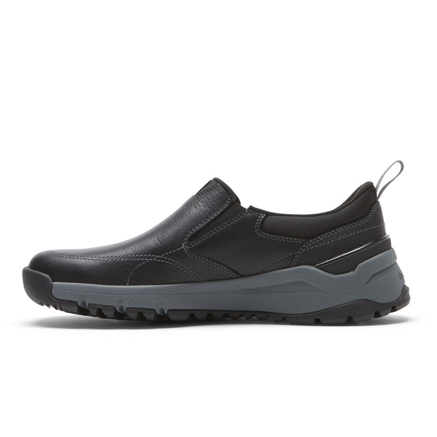 Rockport Glastonbury Waterdichte Slip On Sneakers Heren Zwart | NL9I658M2