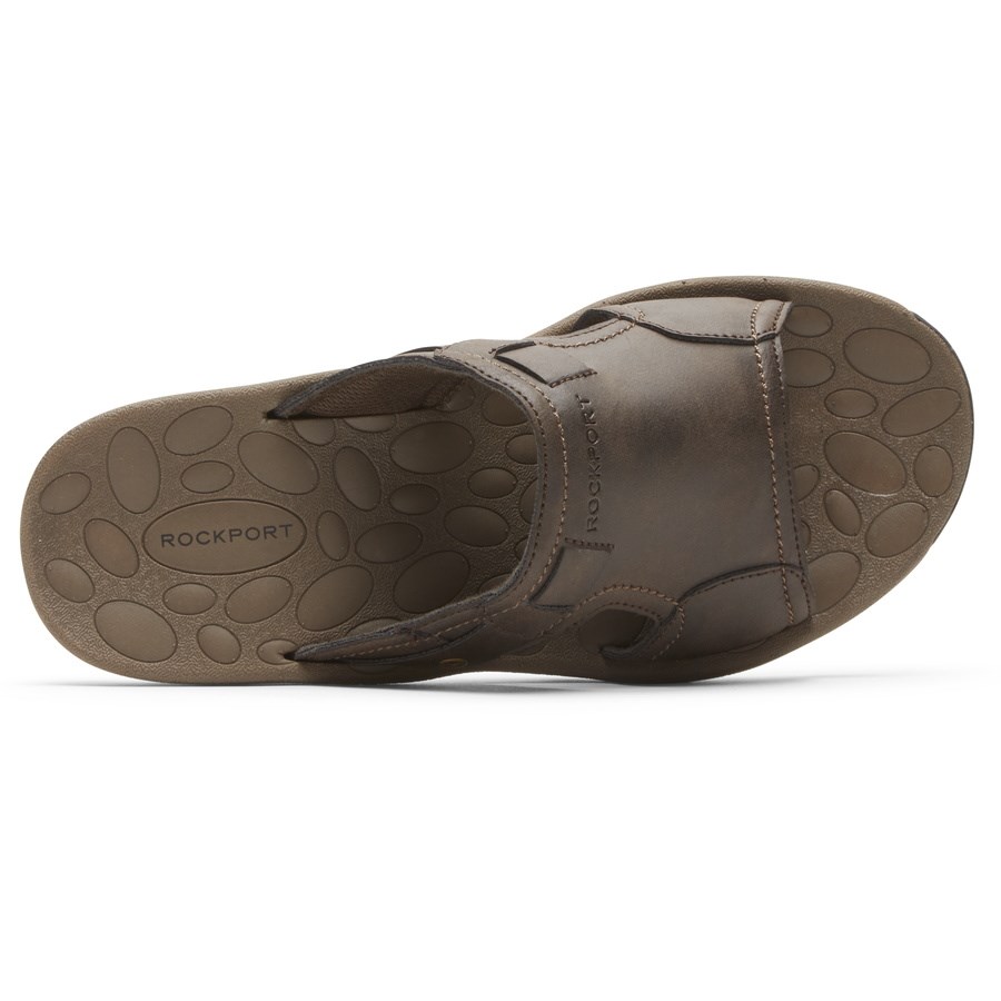 Rockport Hayes Badslippers Heren Bruin | NL09MO5I1