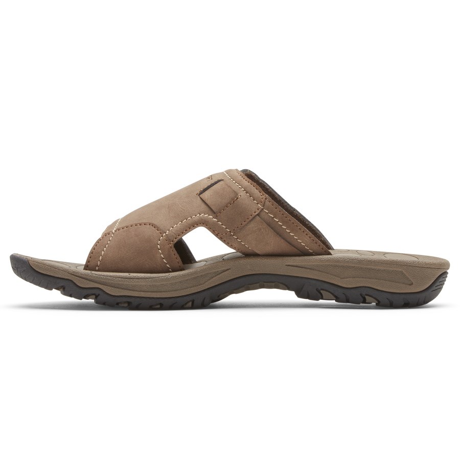 Rockport Hayes Badslippers Heren Bruin | NL7I510M6