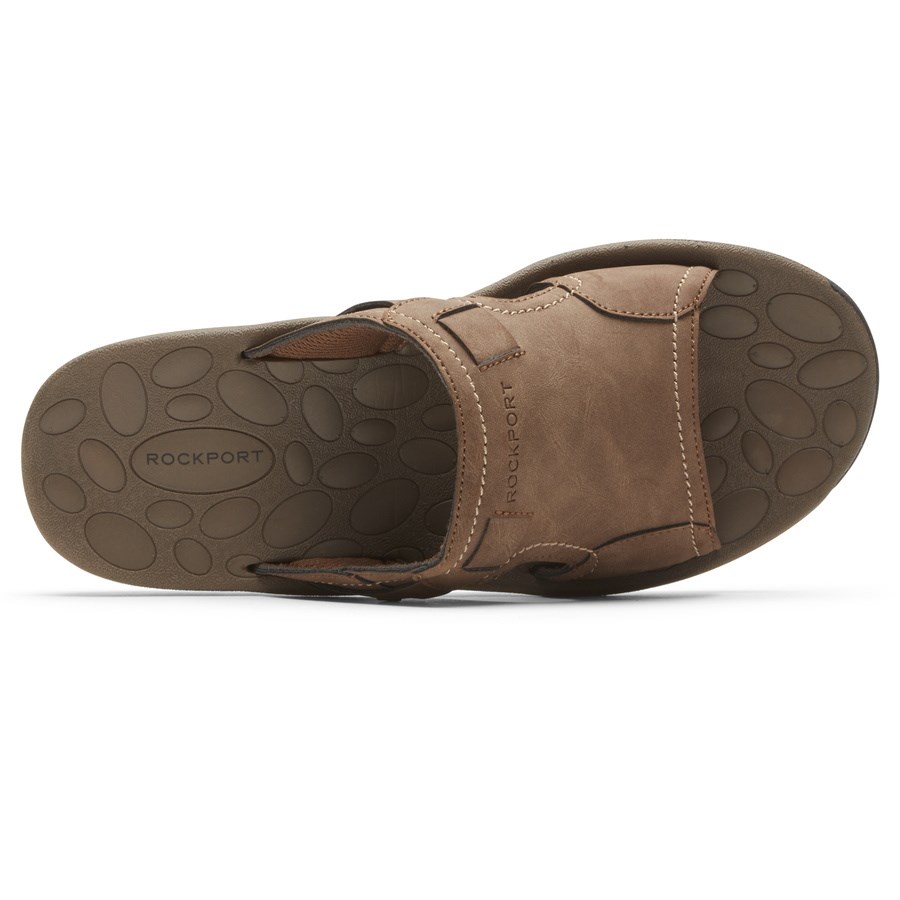 Rockport Hayes Badslippers Heren Bruin | NL7I510M6