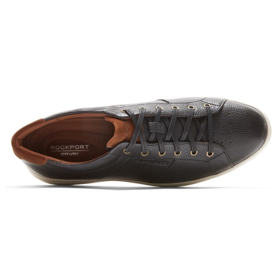 Rockport Jarvis Kanten-to-Neus Sneakers Heren Zwart | NL6981O25