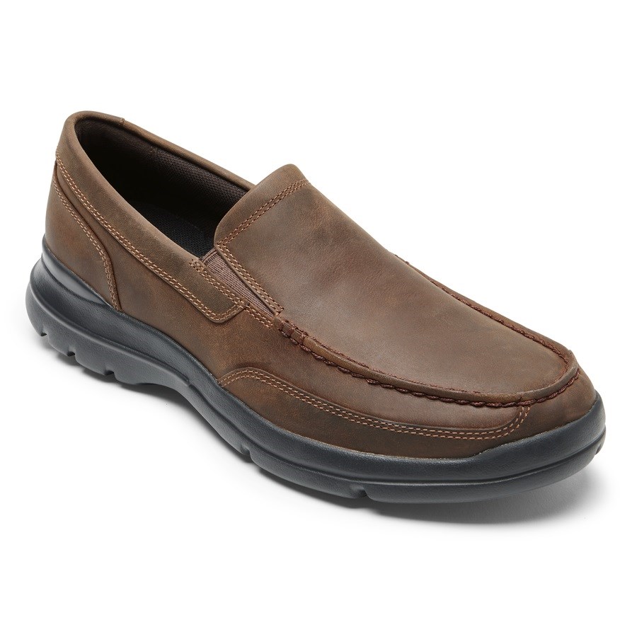 Rockport Junction Point Slip-On Loafers Heren Donkerbruin | NL5190MO8