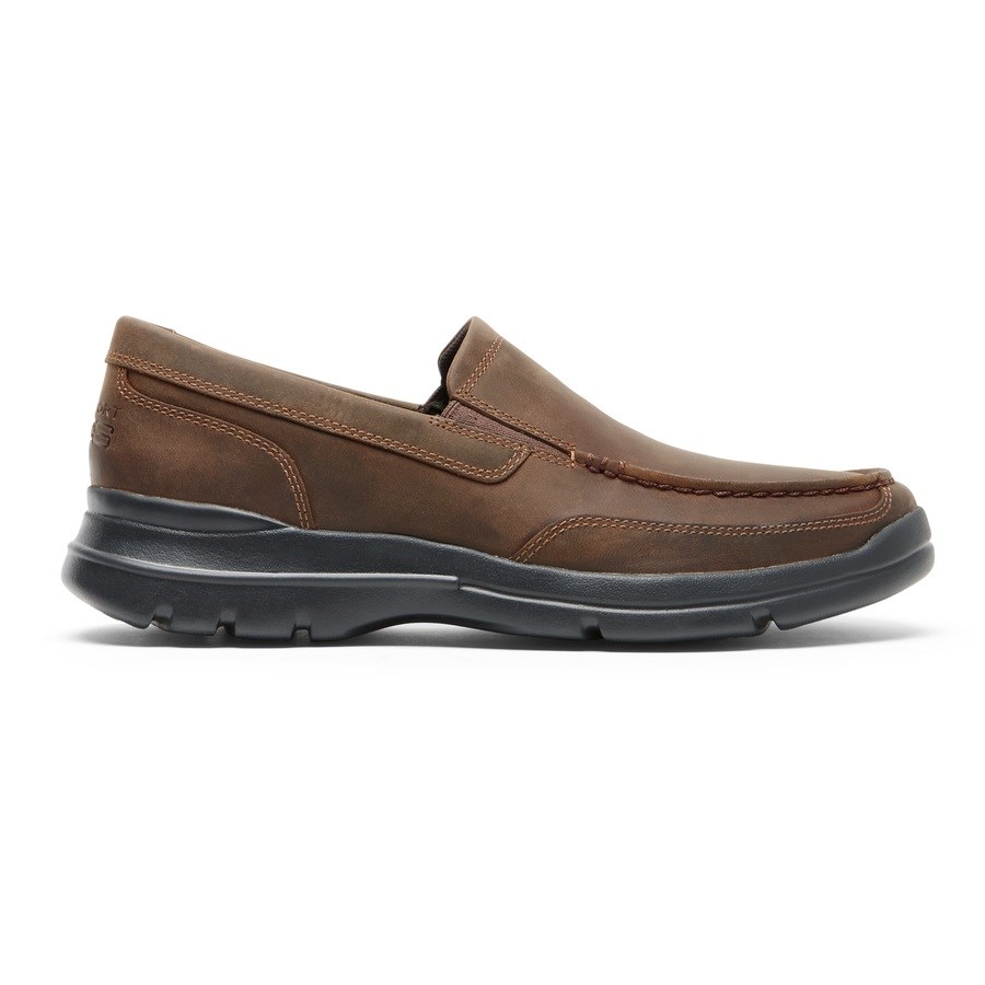 Rockport Junction Point Slip-On Loafers Heren Donkerbruin | NL5190MO8