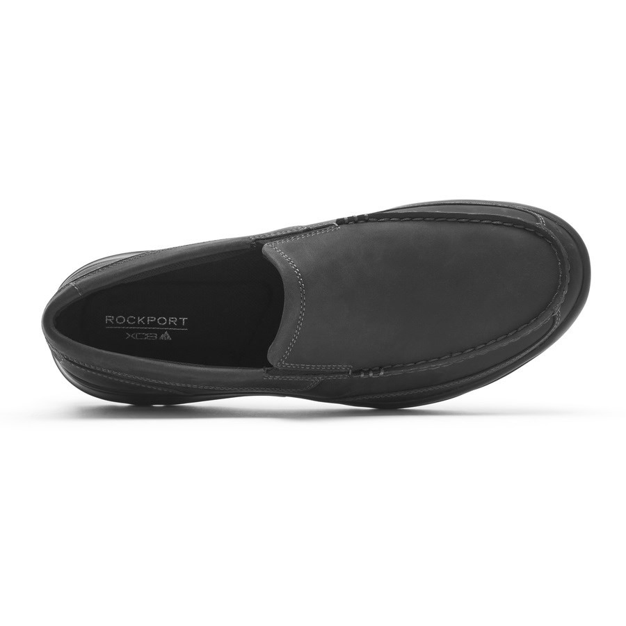 Rockport Junction Point Slip-On Loafers Heren Zwart | NL6M051O8